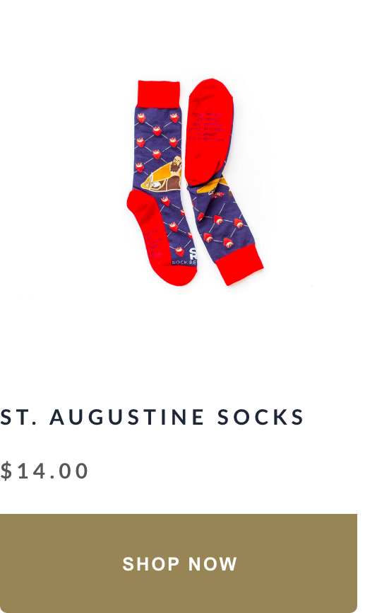Saint Augustine Socks