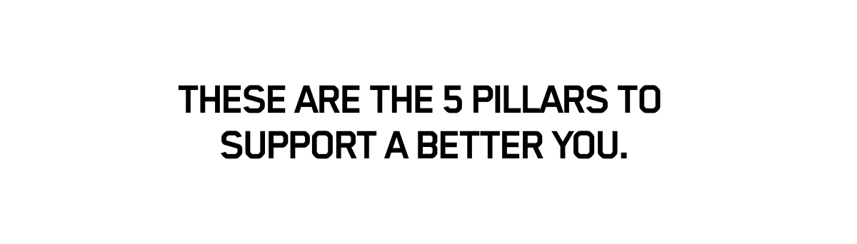 Five Pillars to Support a Better You