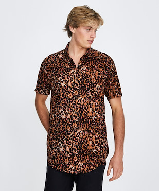 The People Vs - Stevie Shirt Jazzy Leopard
