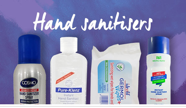 Hand sanitisers