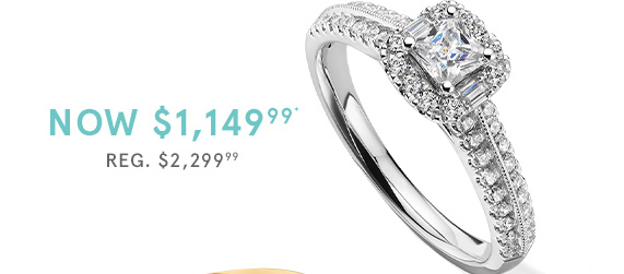 Adrianna Papell Diamond Engagement Ring