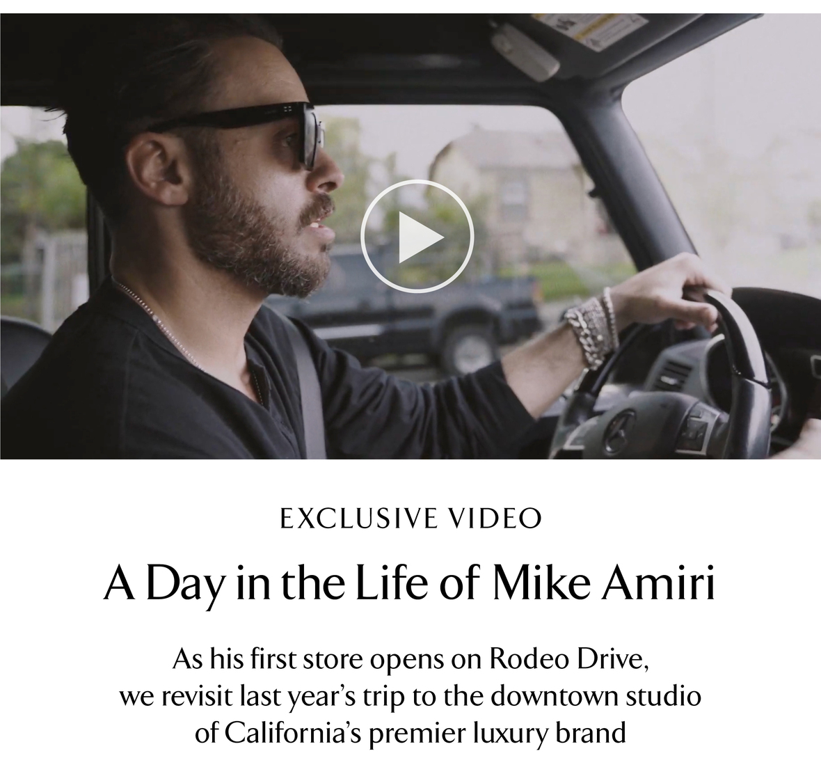 Mike Amiri video