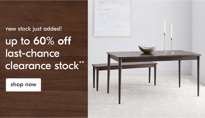 up to 60% off last-chance clearance