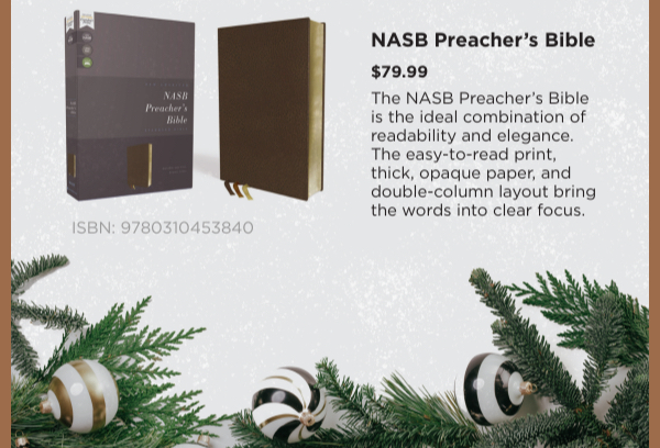 NASB Preachers Bible