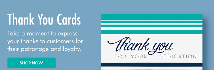 Shop Thank You Cards