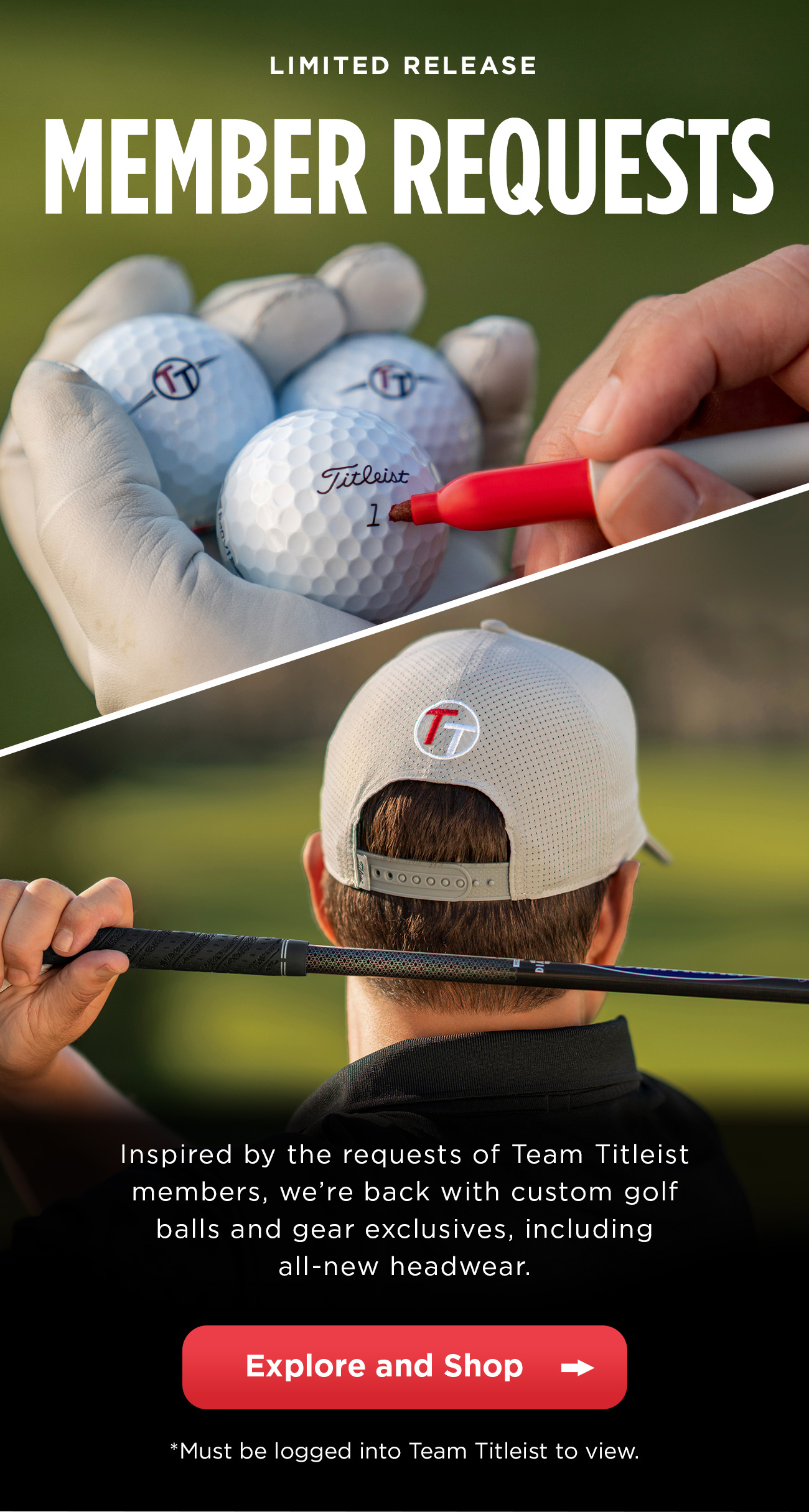 Shop Team Titleist Limited Release Products