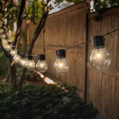 SOCIALITE | Solar Patio Edison LED String Lights