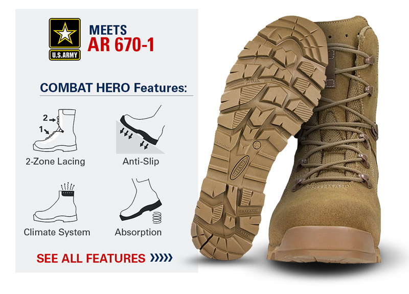 Military Appreciation Month - Save $55 on HAIX Combat Hero Military Boots