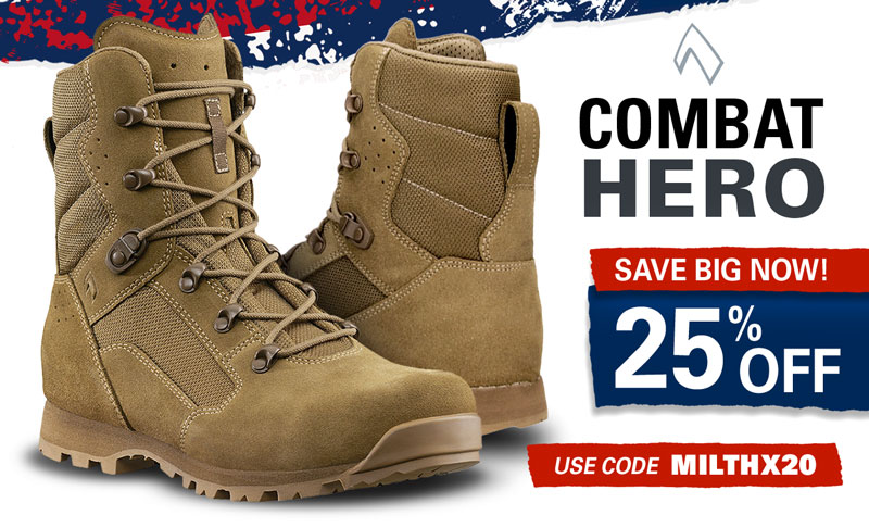 Military Appreciation Month - Save $55 on HAIX Combat Hero Military Boots