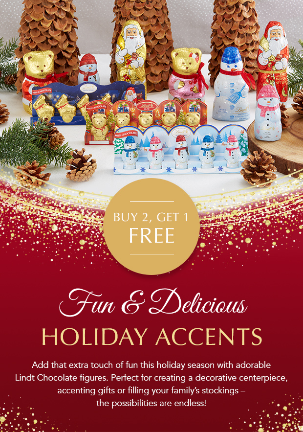 Holiday Accents Buy 2 Get 1 Free