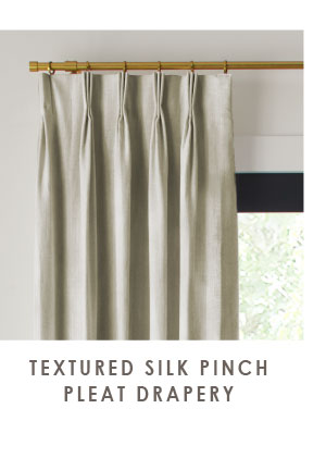 Texture Silk Pinch Pleat