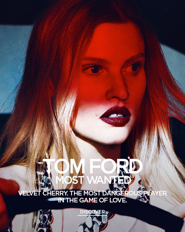 TOM FORD MOST WANTED. VELVET CHERRY. DISCOVER.