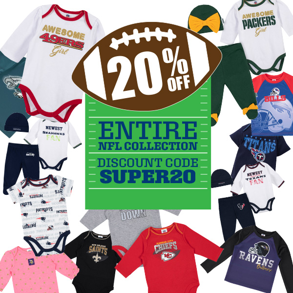 20% Off This Week for the NFL collection