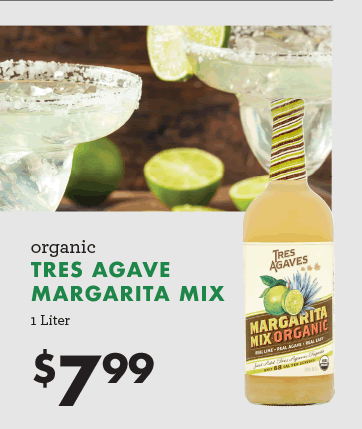 Tres Agave Margarita Mix - 1 Liter - $7.99