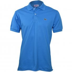 Classic Fit Pique Polo Shirt, Ibiza Blue