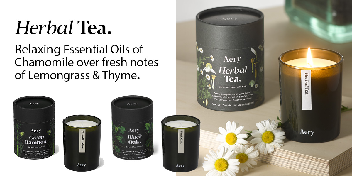 Aery Living Herbal Tea Botanical Candle