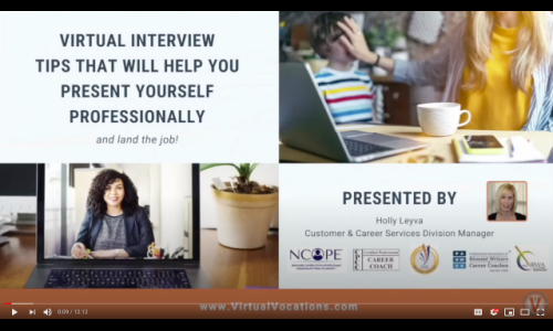 Virtual Interview Tips Mini-Course Video