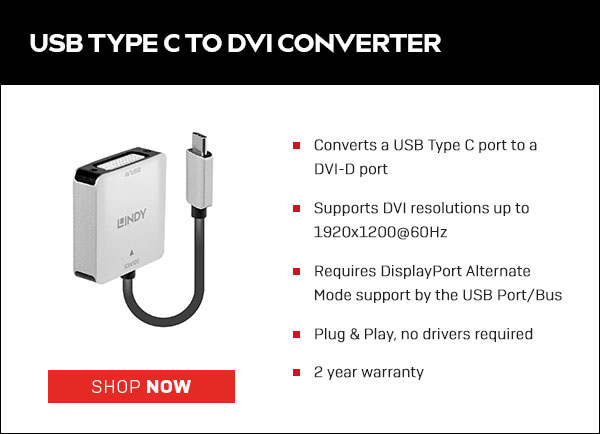 USB Type C to DVI Converter