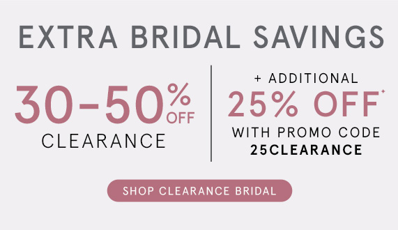 Shop Clearance Bridal