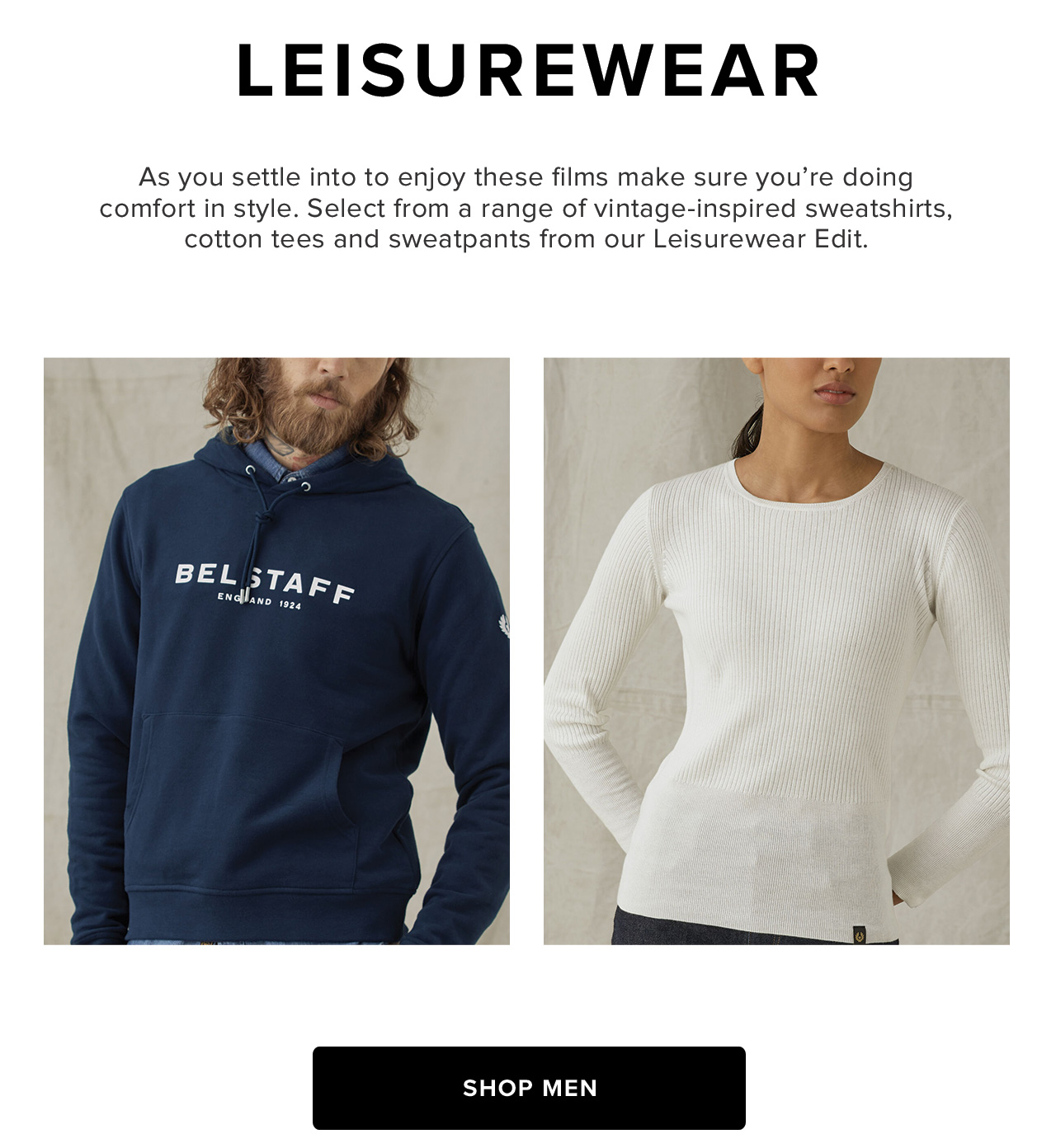 Leisurewear Edit - Shop Men