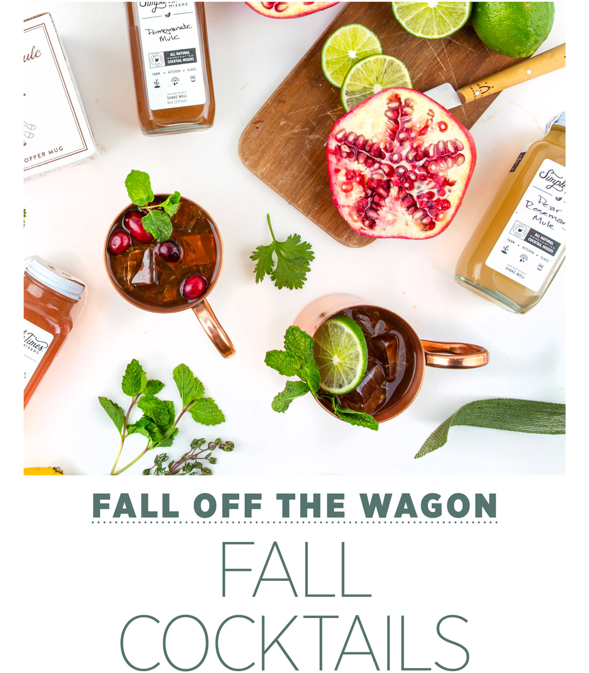 Fall off the Wagon: Fall Cocktails