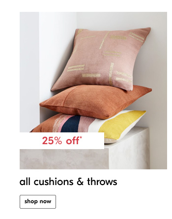 all cushions & throws