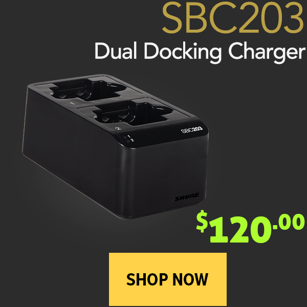 dual docking charger - $120