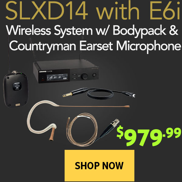 wireless system with bodypack and countryman earset microphone - $979
