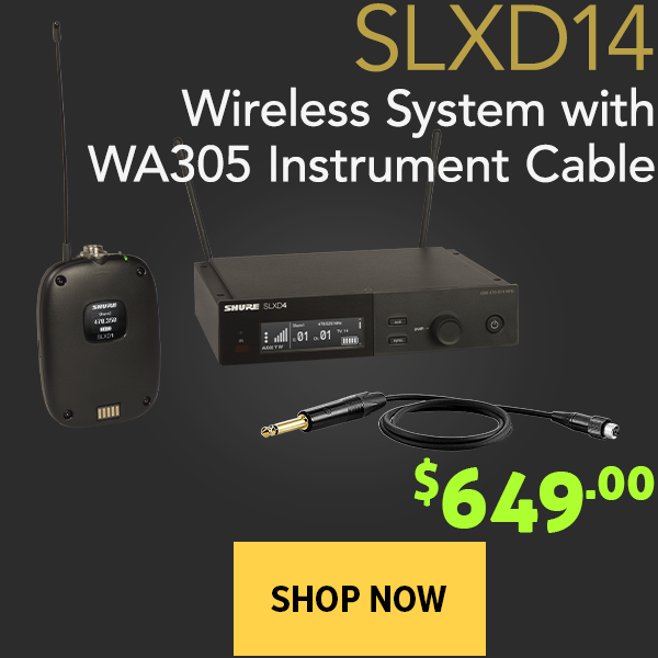 wireless system with wa305 instrument cable - $649