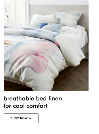 breathable bed linen for cool comfort