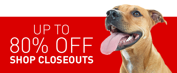 up to 80% Off closeouts!