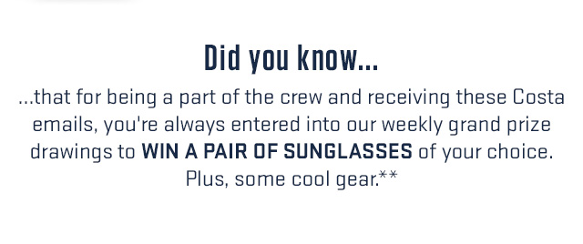 Win a Pair of Sunglasses