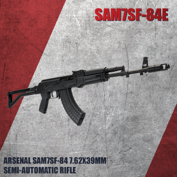 SAM7SF 7.62x39 caliber rifle, Bulgarian Side folder buttstock, Enhanced FCG, 10 round magazine