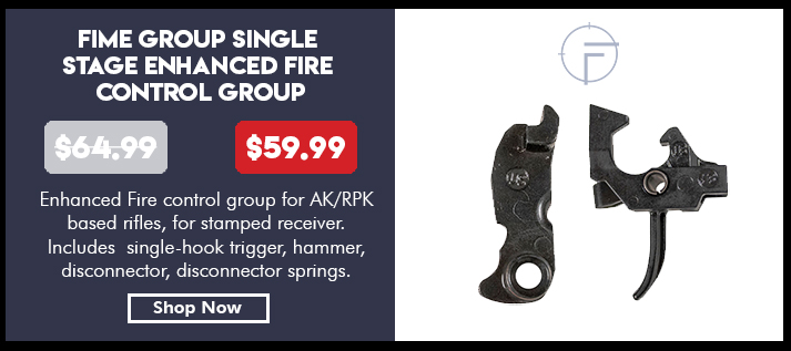 FIME Group Enhanced Fire Control Group for AK and RPK Based Rifles with Stamped Receivers