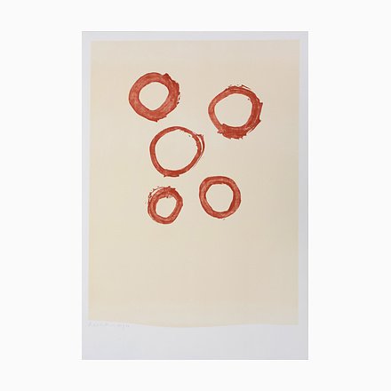 Image of Five Circles Lithograph by Robert Motherwell, 1972