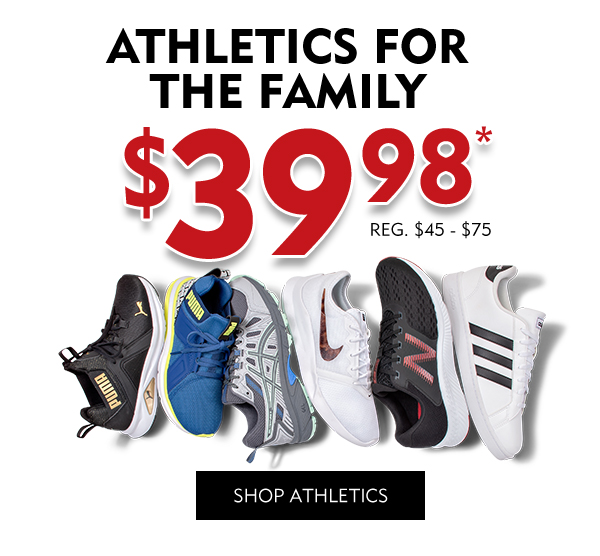 Athletics for the family $39.98. Shop Athletics