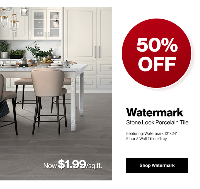 50% Off Watermark Stone Look Porcelain Tile. Shop Watermark Now.