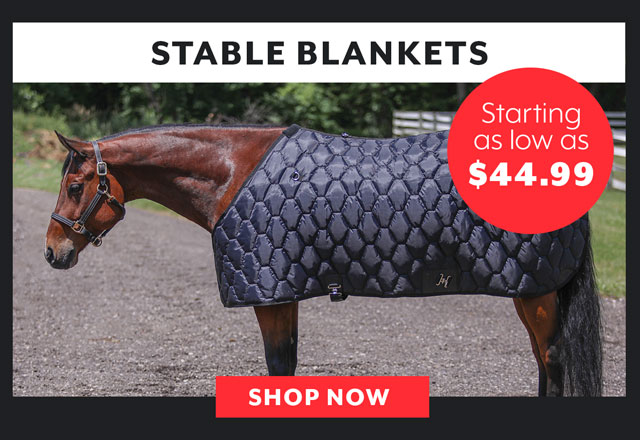 Stable Blankets starting at $44.99.