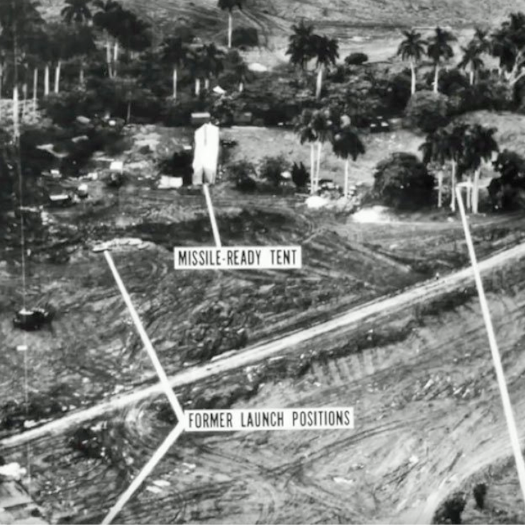 Map of missile launch site