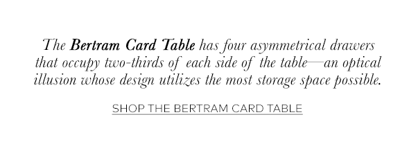 Bertram Card Table