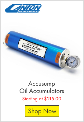 Canton Racing Accusump Oil Accumulators - Starting at $215.00