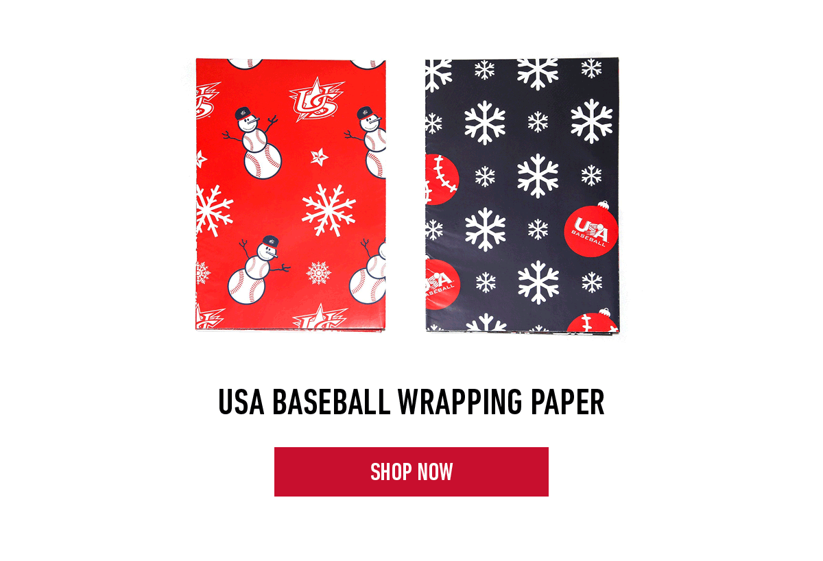 USA Baseball Wrapping Paper