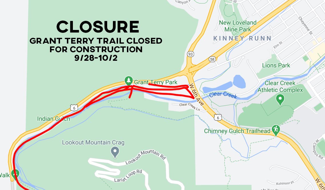 Grant Terry Trail Closure