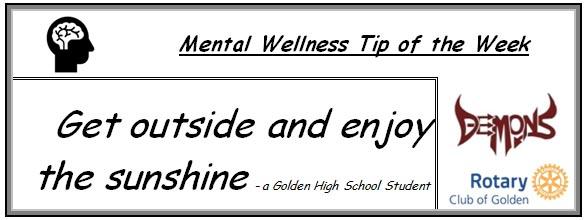 Mental Wellness Tip Enjoy the Sunshine