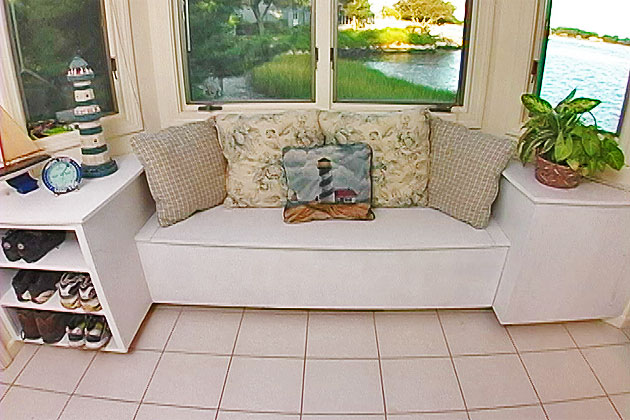 This Window Seat Offers Comfortable Seating, a Pleasing View and Plenty of Out-of-Sight Storage. - screenshot