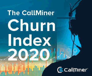CallMiner Churn index 2020 ad

