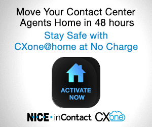 NICE inContact CX One Home box advert