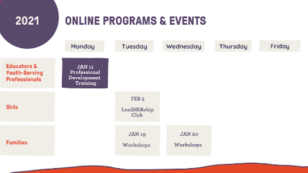 programs starting in January