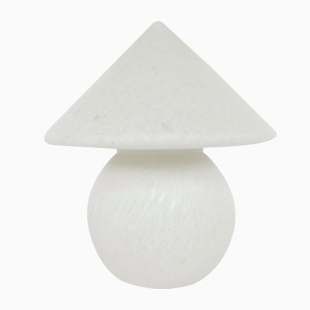 Image of Opaline Glass Mushroom Table Lamp from Peill & Putzler, 1970s