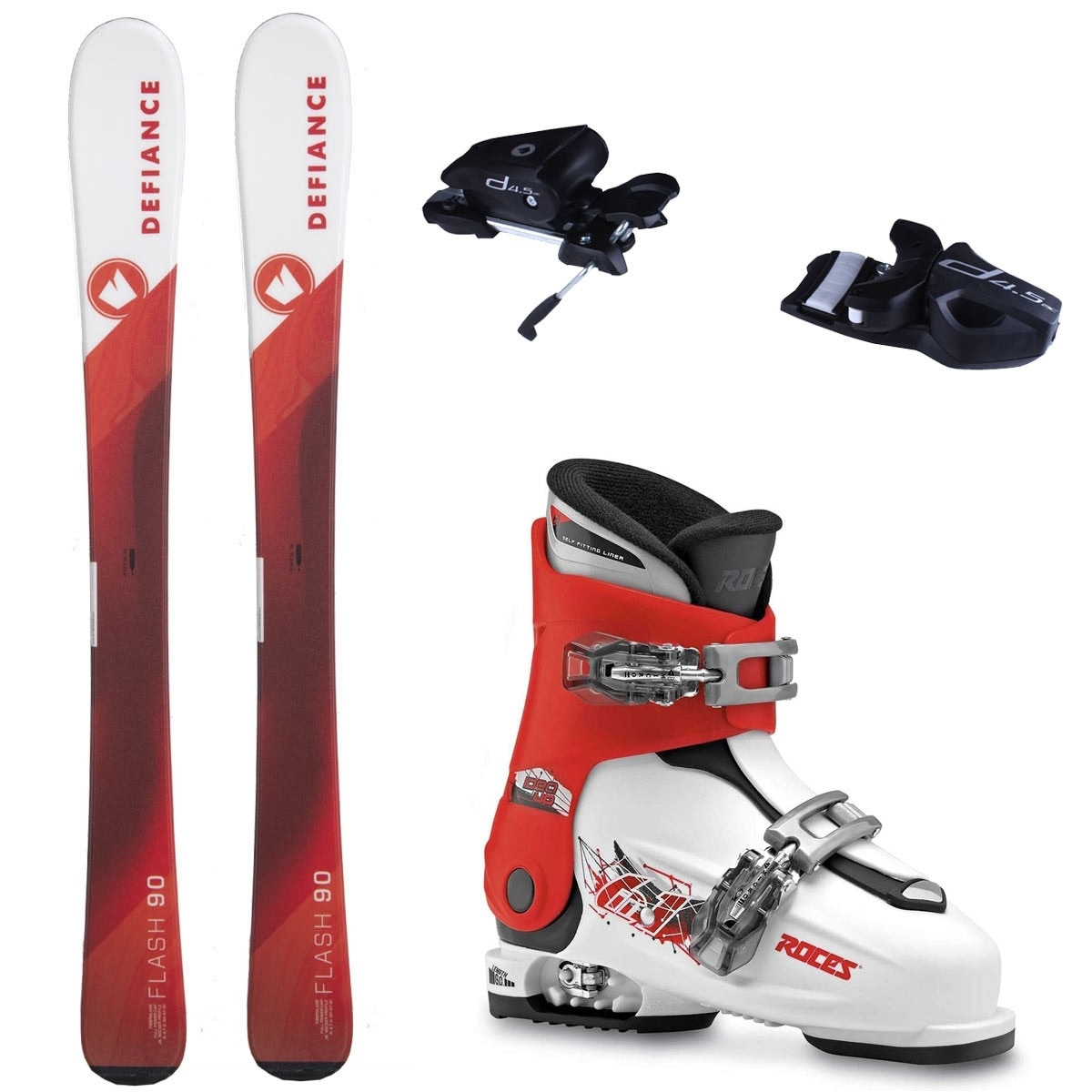 Image of Defiance Flash Junior Package Complete Skis/Boots/Bindings 2020